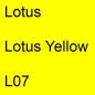 Preview: Lotus, Lotus Yellow, L07.